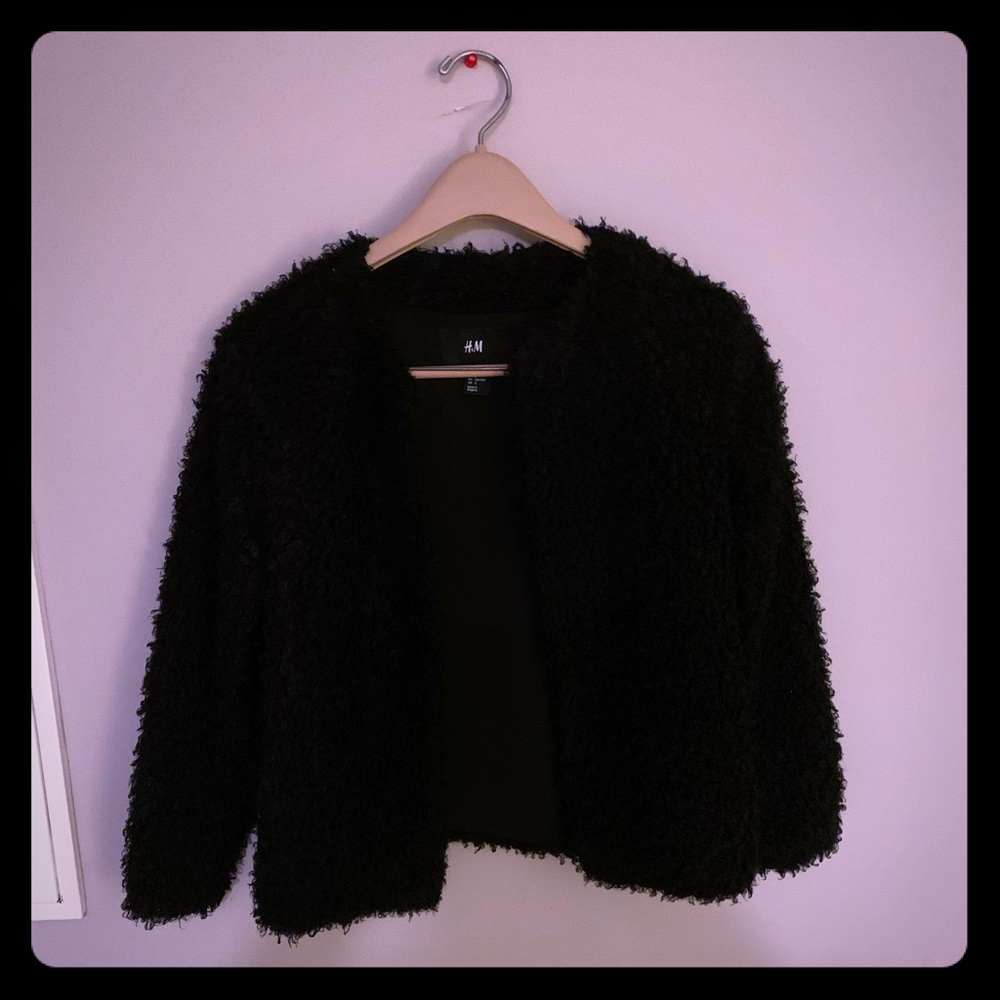 H&M Faux Fur 3/4 Jacket